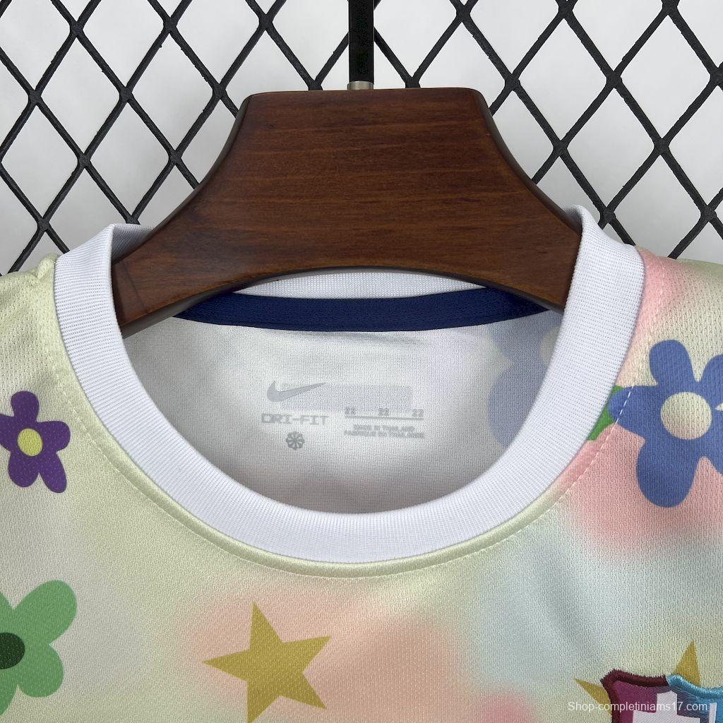 2025/26 Kids Barcelona Flower Special Edition Jersey