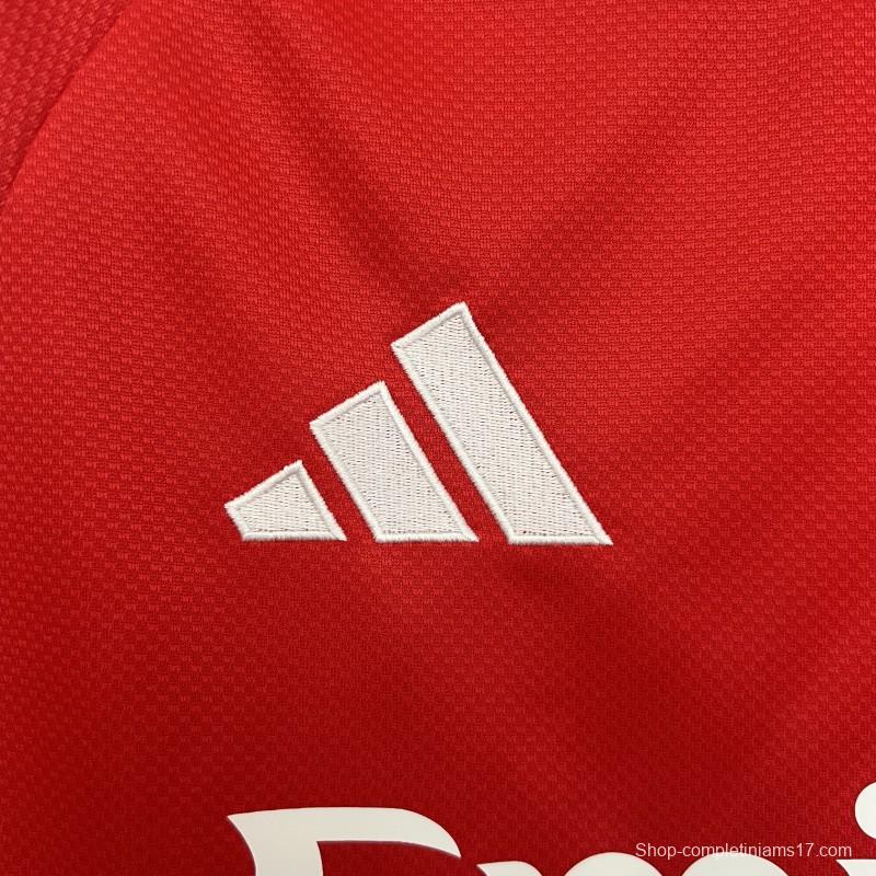 25/26 Long Sleeve Benfica Home Jersey