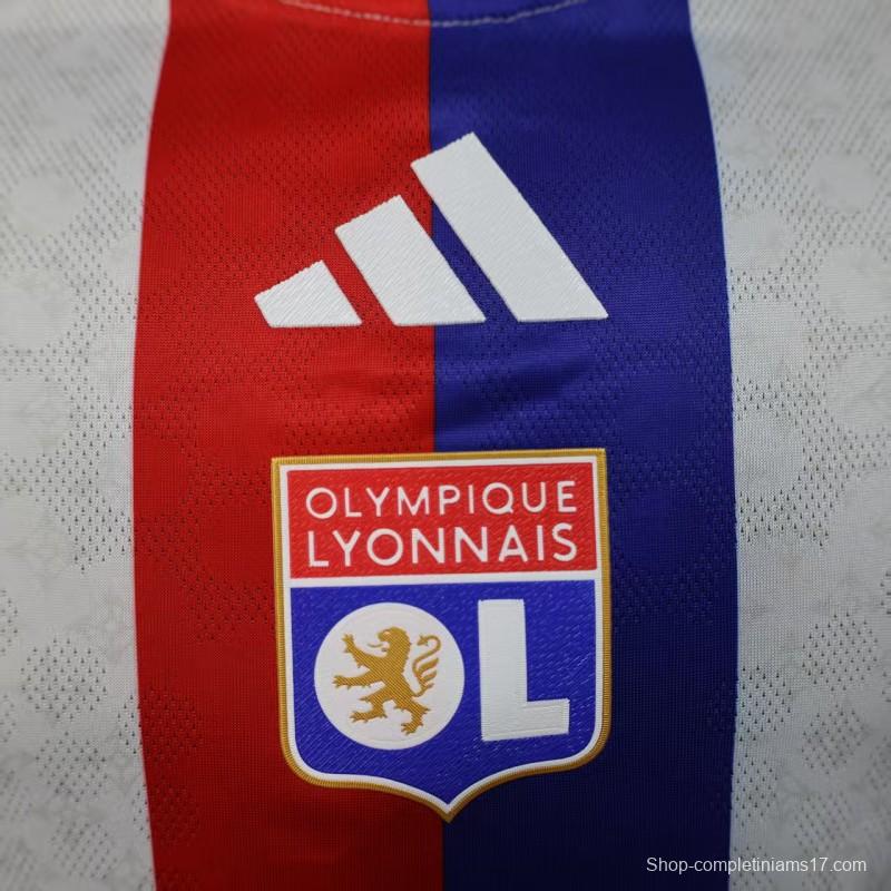 Player Version 25/26 Olympique Lyonnais Lyon Home Jersey