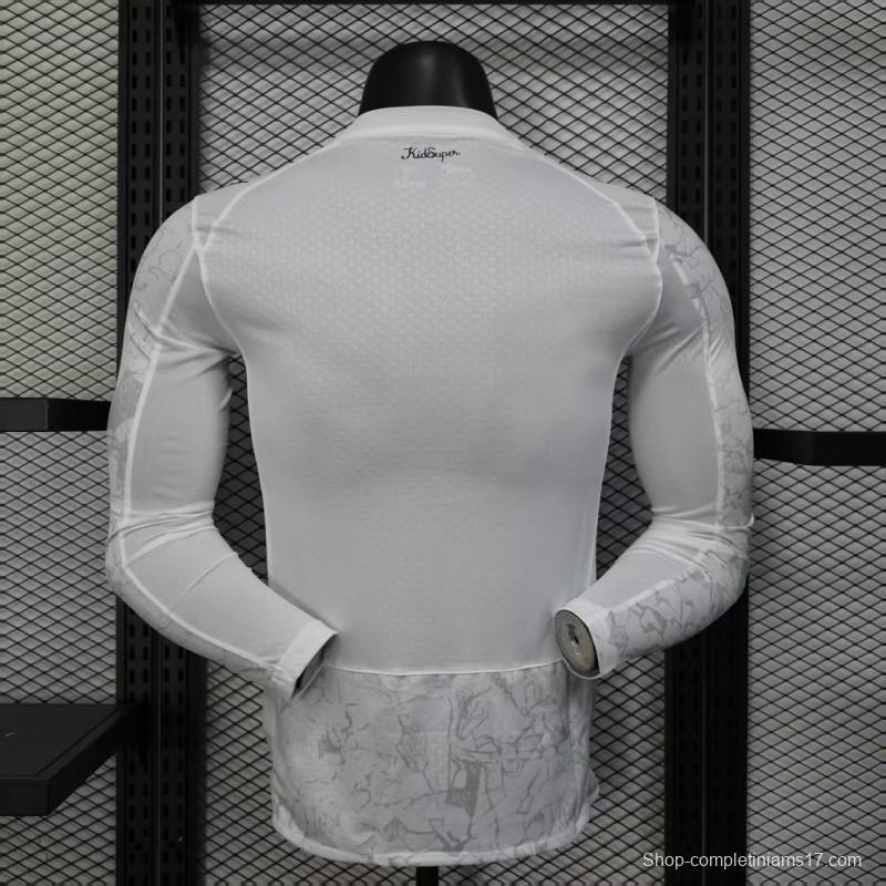 Player Version 25/26 Manchester City Away Long Sleeve Jersey