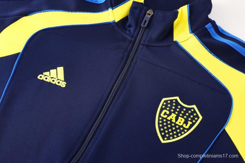 25/26 Boca Juniors Navy Full Zipper Jacket + Long Pants