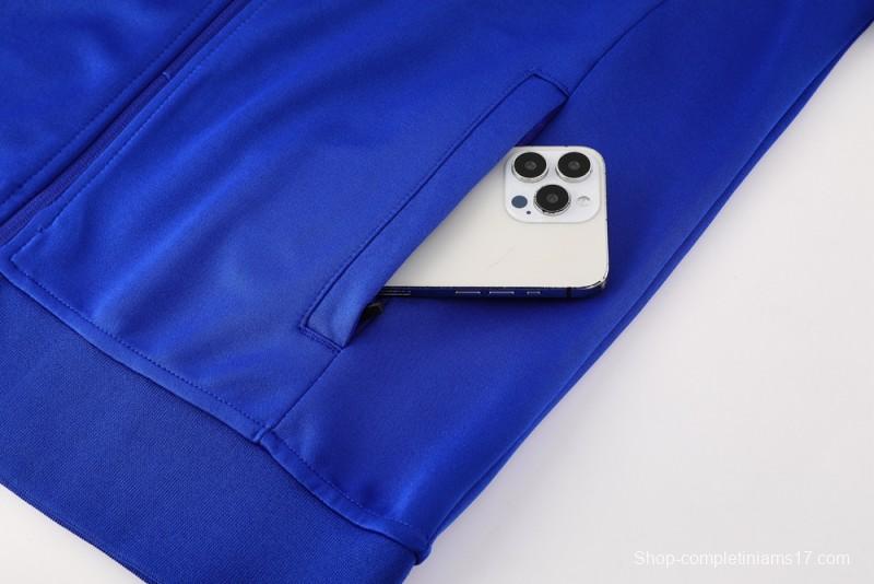 2025 NIKE Blue/Navy Full Zipper Jacket + Long Pants