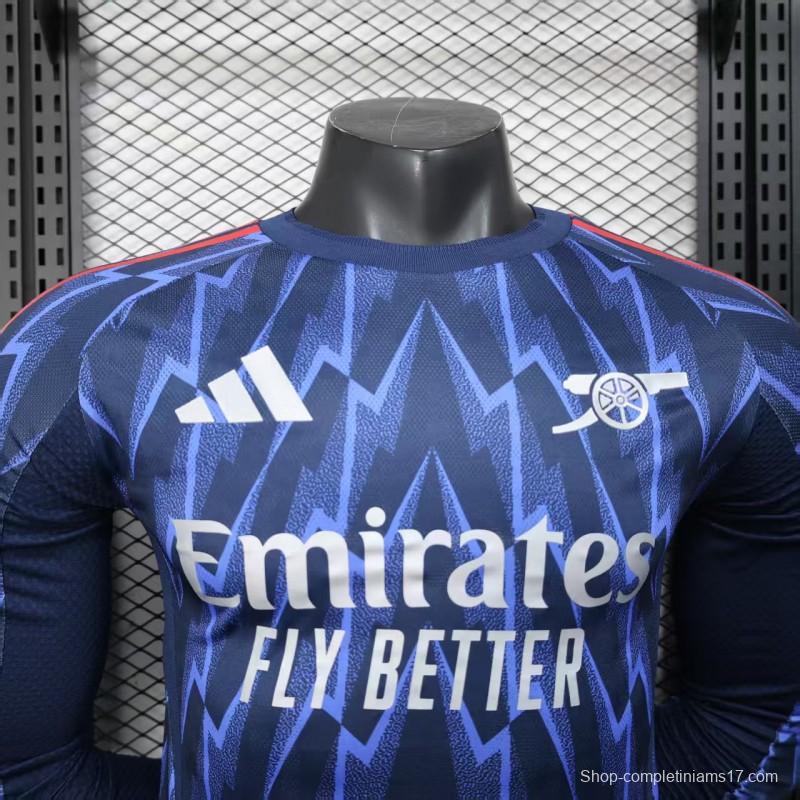 Player Version 25/26 Arsenal Away Long Sleeve Jersey