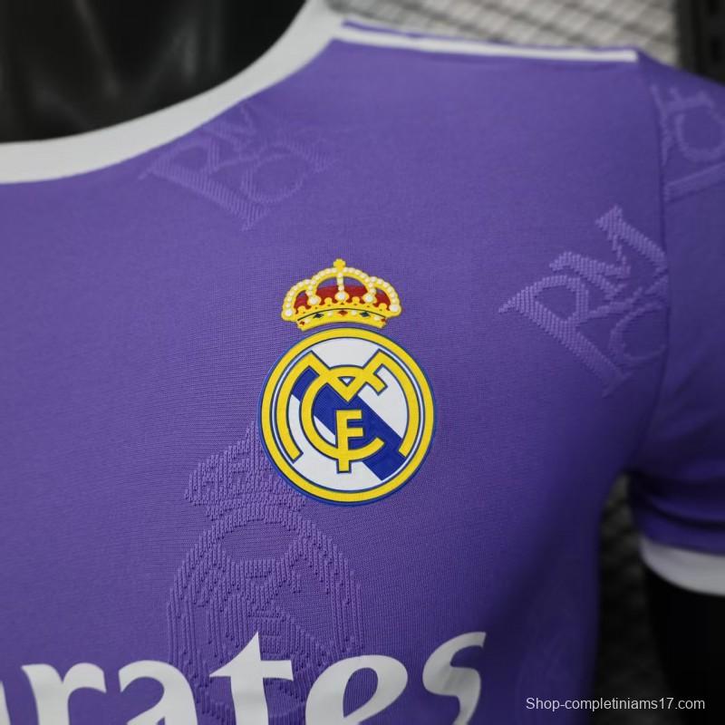 Player Version 25/26 Real Madrid Purple Special Jersey
