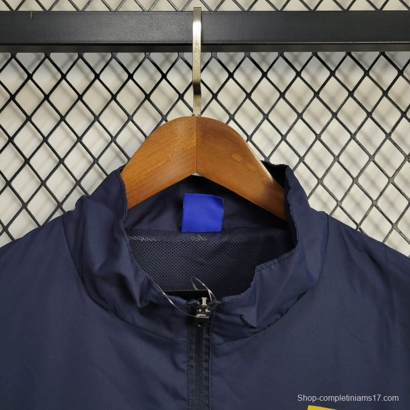 2025 Argentina Jacket Navy Windbreaker