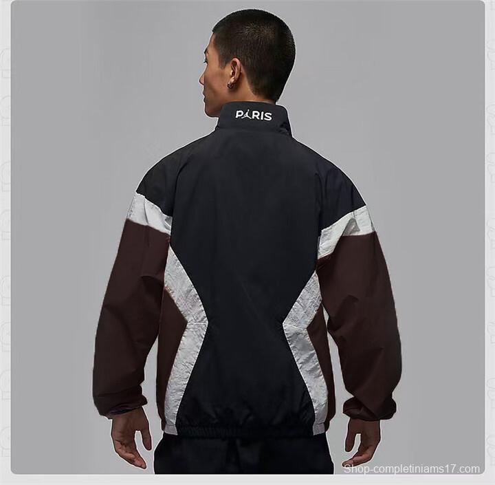 25/26 PSG Retro Color Block Track Jacket Set - Blue/Black/Pink Collection Windbreaker 3 Colors