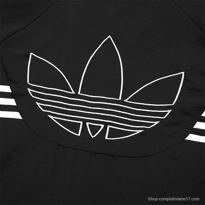 2025 Adidas Original Blue/Brick red/Bright Red/BLACK Full Zipper Windbreaker 4 Colors