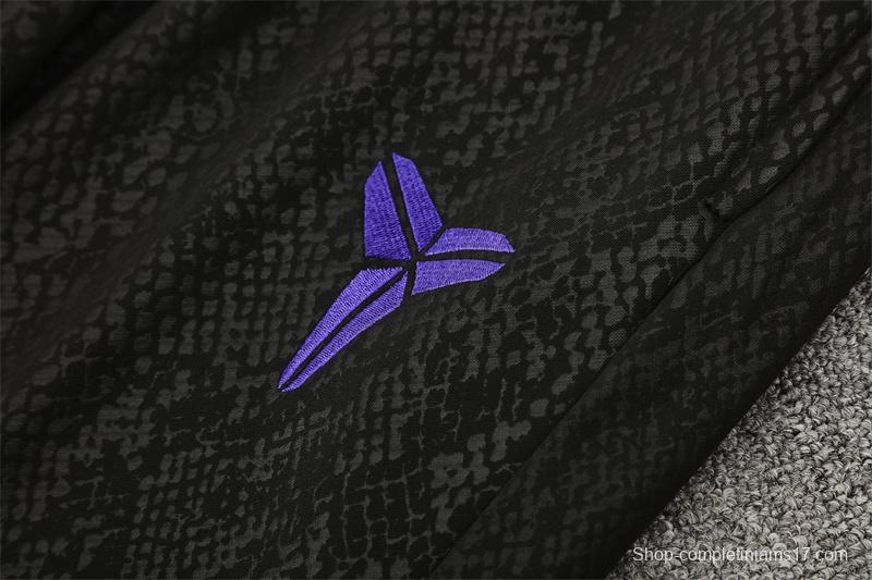 25/26 Barcelona Black Joint Edition Half Zipper Jacket+Long Pants