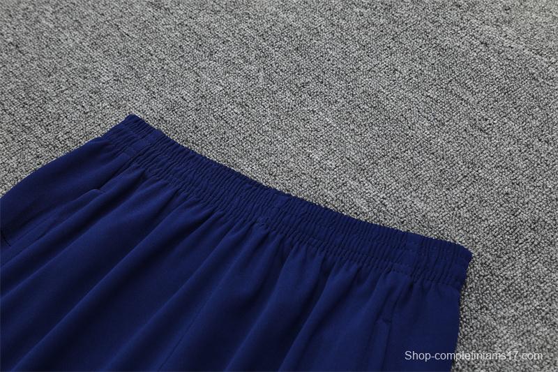 25/26 Manchester City Light Blue Camouflage Half Zipper Jacket+Long Pants