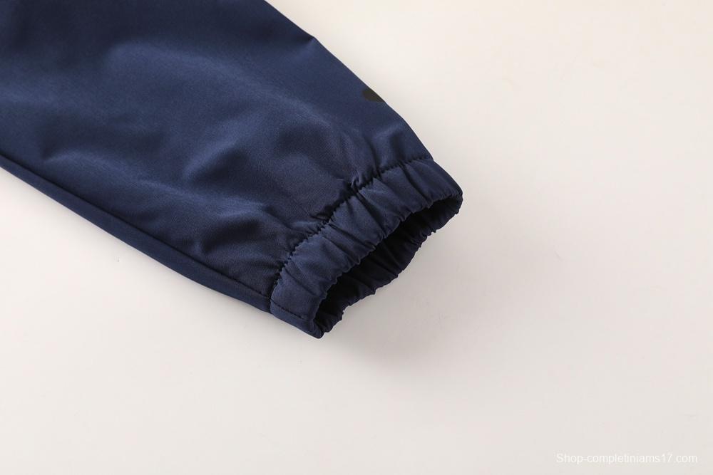 25/26 Adidas Navy Hoodie Full Zipper Jacket + Long Pants