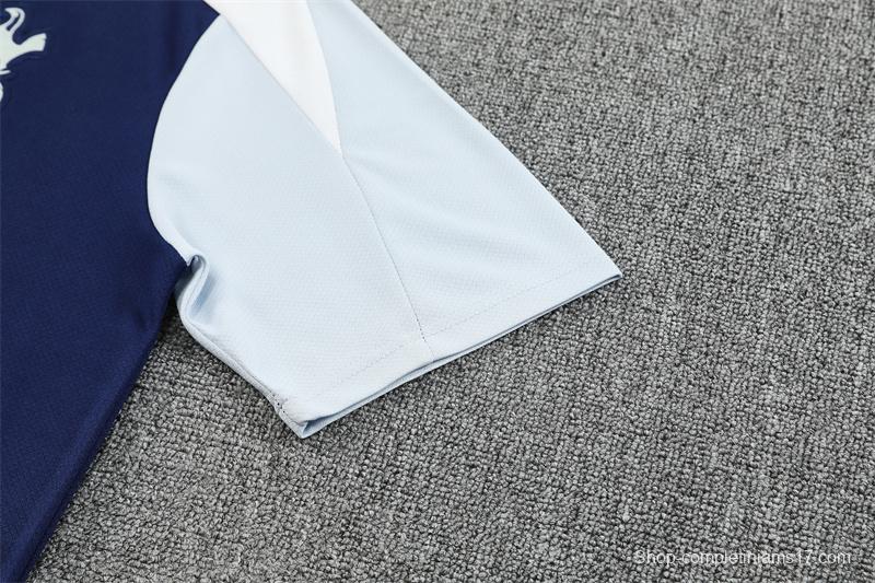 25/26 Tottenham Hotspur Royal Blue with XS Short Sleeve+Soccer Shorts