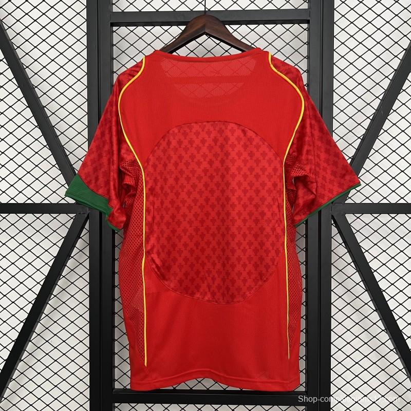 2004 Retro Portugal Home Jersey