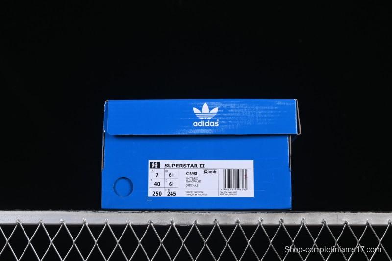 Adidas Superstar II Casual Sneakers with Shell Toe Design - KJ6981