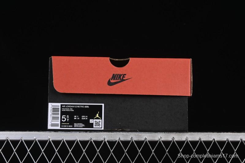 Nike Air Jordan 12 Retro Pearl Pink Basketball Shoes - 510815-600