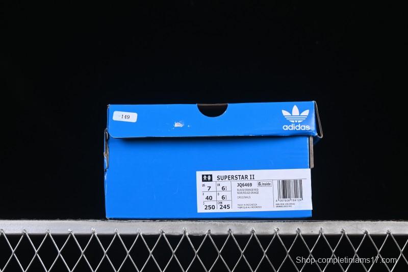 Adidas Superstar II Casual Sneakers with Shell Toe Design - JQ6469