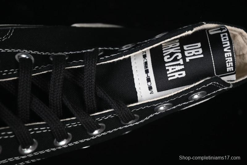 Rick Owens Drkshdw Converse Chuck 70 High Top Platform Casual Canvas Shoes - A06754C