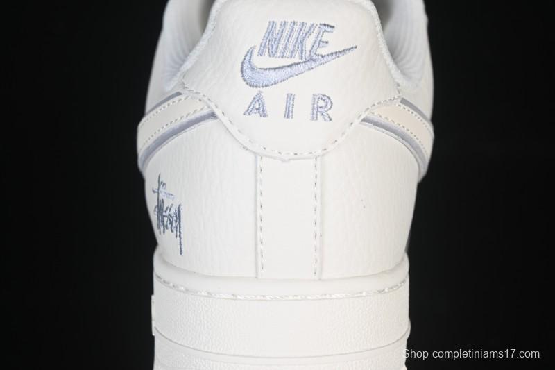 Nike Air Force 1 '07 Low Stussy Collaboration Beige Low-Top Casual Sneakers - CS5288-034