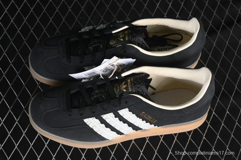 Adidas Originals Gazelle Indoor Retro Casual Slip-Resistant Wear-Resistant Low-Top Skate Shoes - JS1412