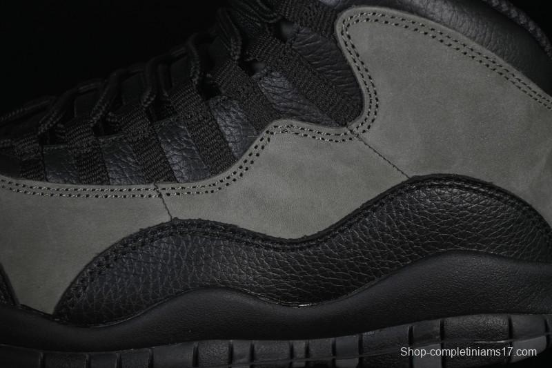 Nike Air Jordan 10 Retro Shadow Grey Basketball Shoes - HJ6779-001