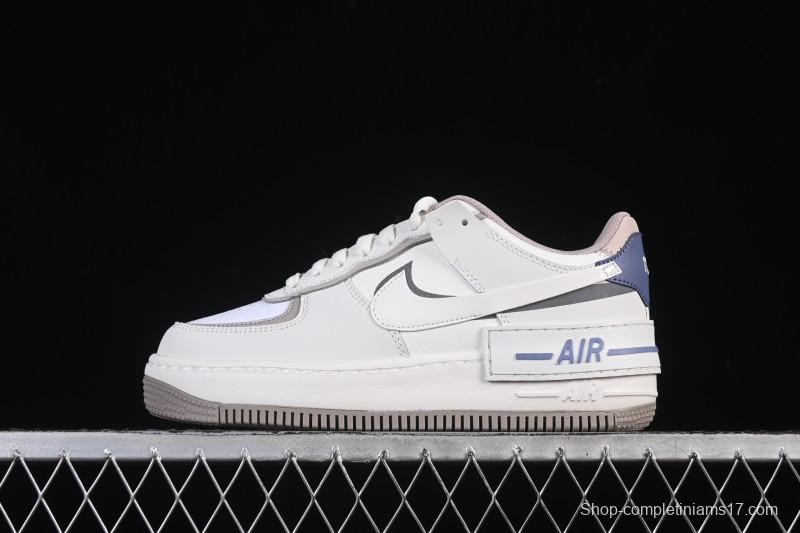Nike Air Force 1 Shadow Lightweight Platform Low-Top Casual Sneakers - IO7594-101