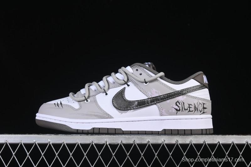 Nike SB Dunk Low Just Do It Anniversary Custom Low-Top Skate Shoes HF5441-111