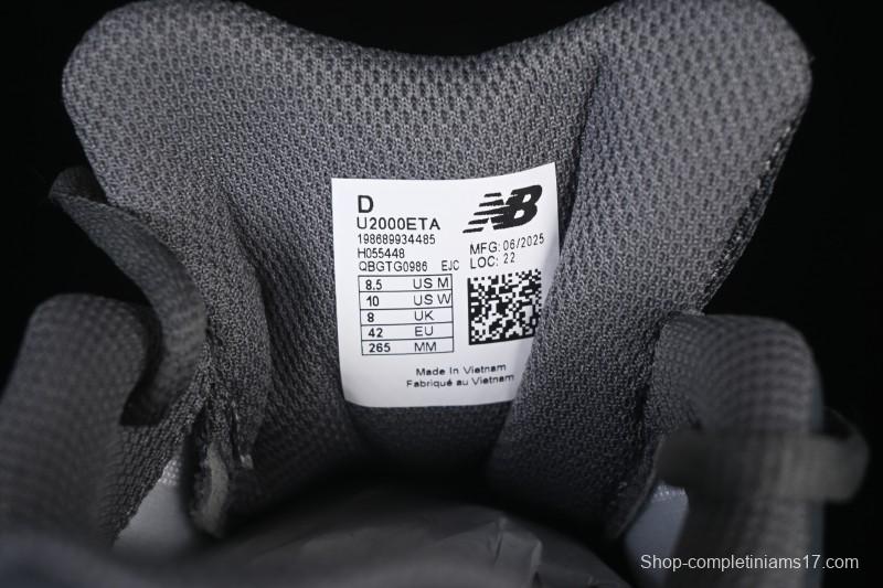 New Balance 2000 Series Retro Dad Style Casual Sports Running Shoes - U2000ETA