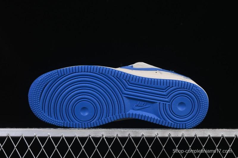 Nike Air Force 1 '07 Low LV Collaboration Mesh Panel Light Blue Low-Top Casual Sneakers - QW5836-025