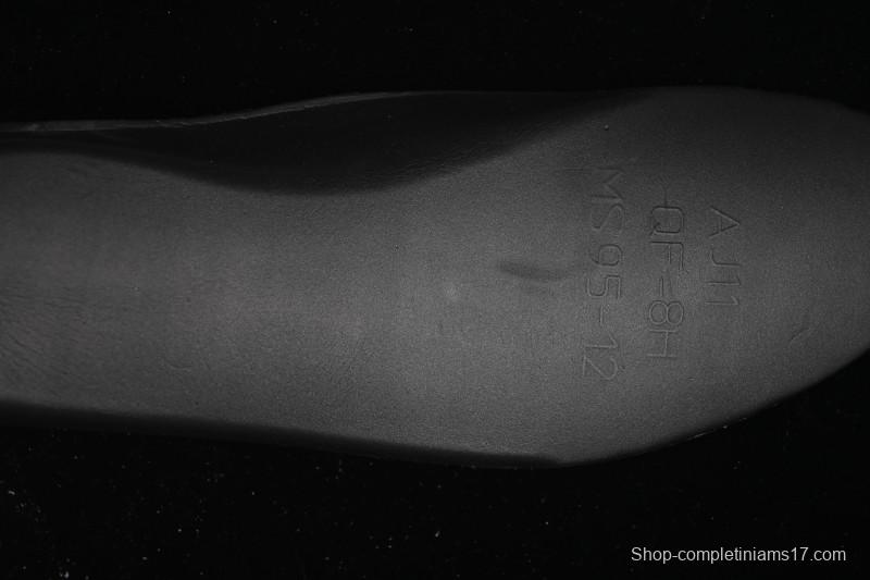 Nike Air Jordan 11 Retro Black Red Basketball Shoes - 378037-326