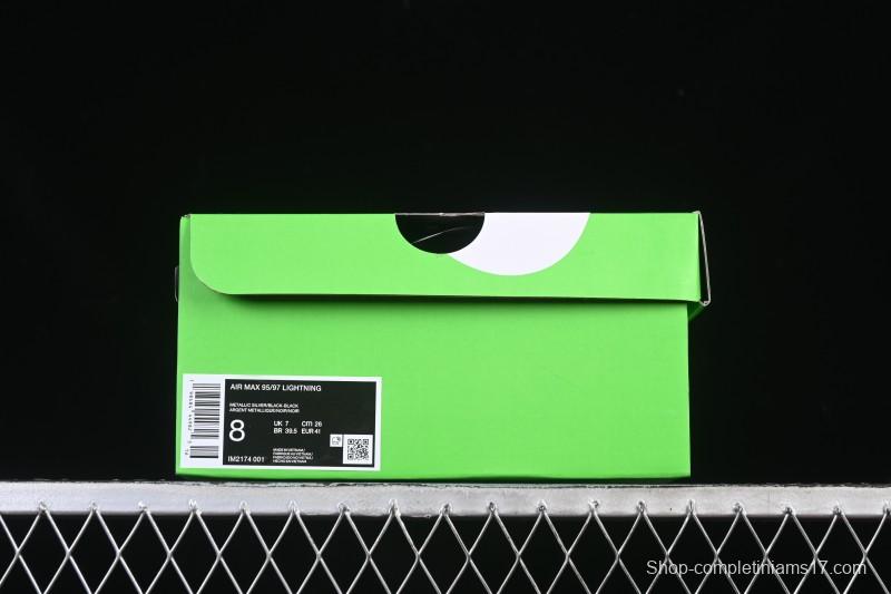 Nike Air Max 95/97 Thunder Retro Running Shoes with Full-Sole Air Cushion - IM2174-001