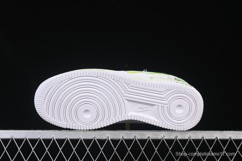 Nike Air Force 1 '07 Low Capricorn Hand-Painted Doodle Zodiac Series Casual Sneakers - 1222119