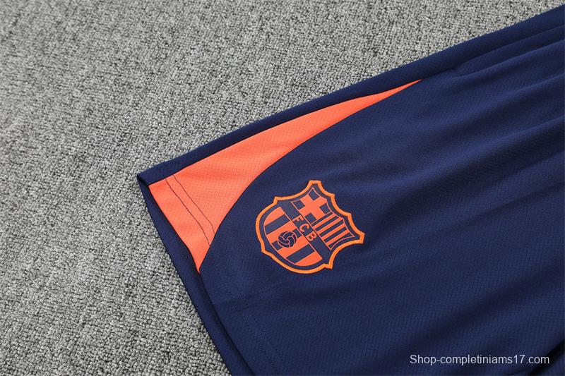 25/26 Barcelona Royal Blue Camouflage T90 Short Sleeve Jersey+Shorts