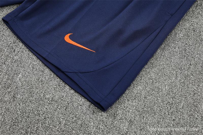 25/26 Barcelona Royal Blue Camouflage T90 Short Sleeve Jersey+Shorts