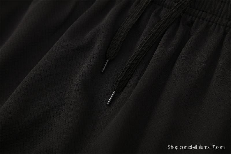 25/26 PSG Black T90 with XS Short Sleeve+Soccer Shorts