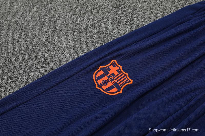 25/26 Barcelona Blue Orange Camouflage T90 Short Sleeve Jersey+Shorts