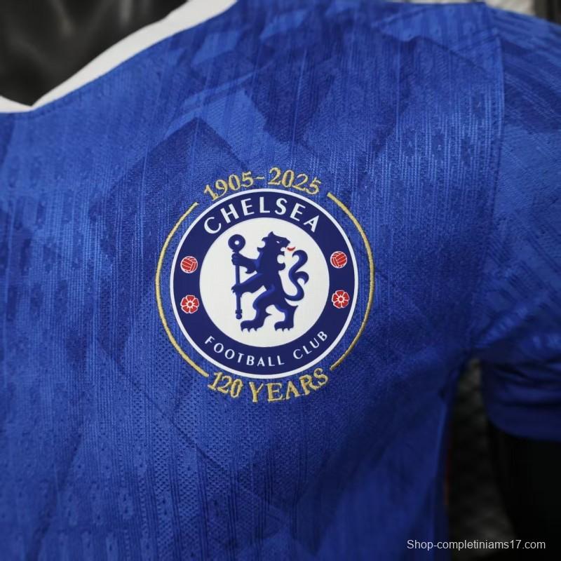 Player Version 25/26 Chelsea Blue 120Th Anniversary Jersey