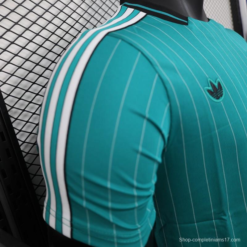 Player Version 25/26 Liverpool  Adidas Original Blue Jersey