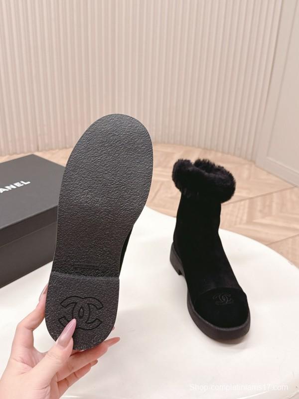 Chanel 2025 SS New Fur Snow Boots - KFY00350
