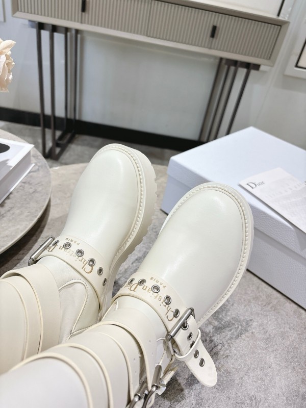 Dior 2025/SS Punk Style Strap Ankle Boots - KFY00470