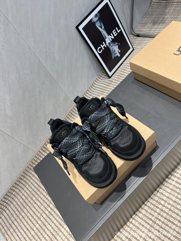 UGG Platform Casual Shoes with Round Toe and Thick Sole - MJ00270