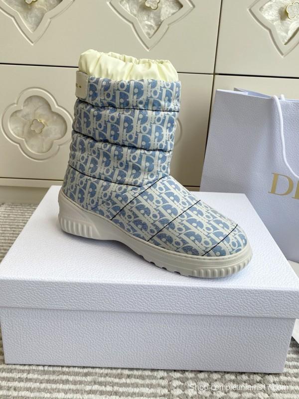 Dior Frost Ankle Boots Wool Platform Snow Boots - KFY00300