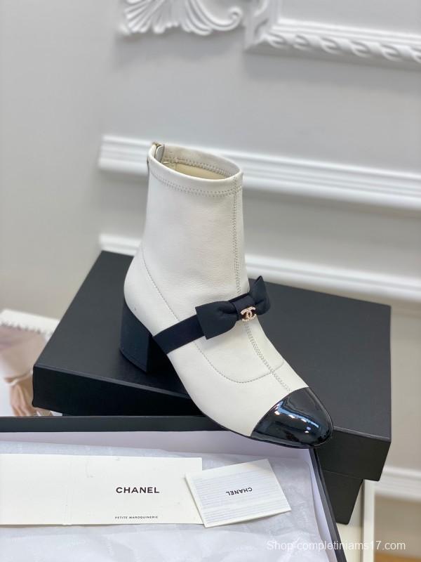 Chanel 2025 SS Bow Mary Jane Ankle Boots - LY00320