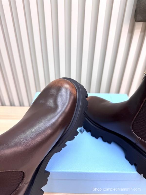 Prada Spring/Summer 2025 Platform Ankle Boots - LY0340