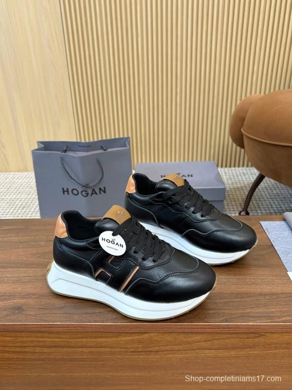 Hogan H-STRIPES Series Couple High Platform Dad Shoes Sneakers - AS00350