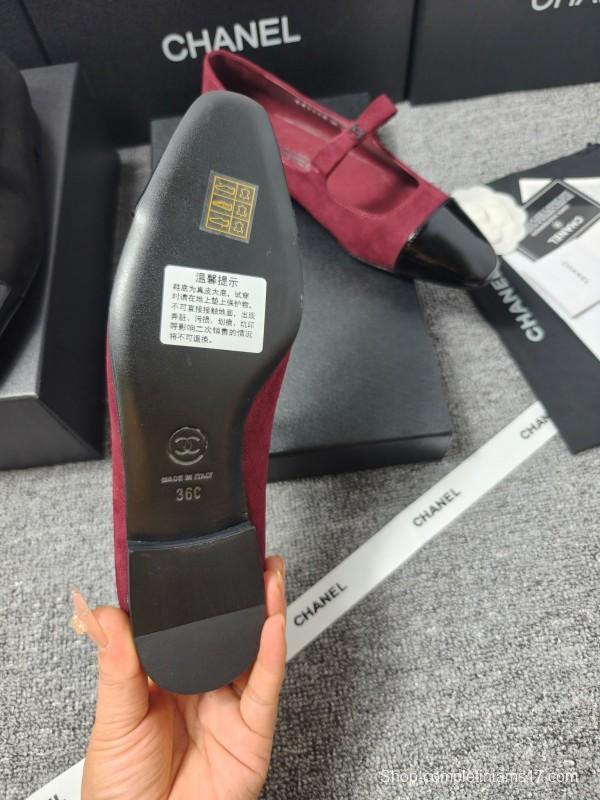 Chanel Classic Slingback Bow Flats - LY00290