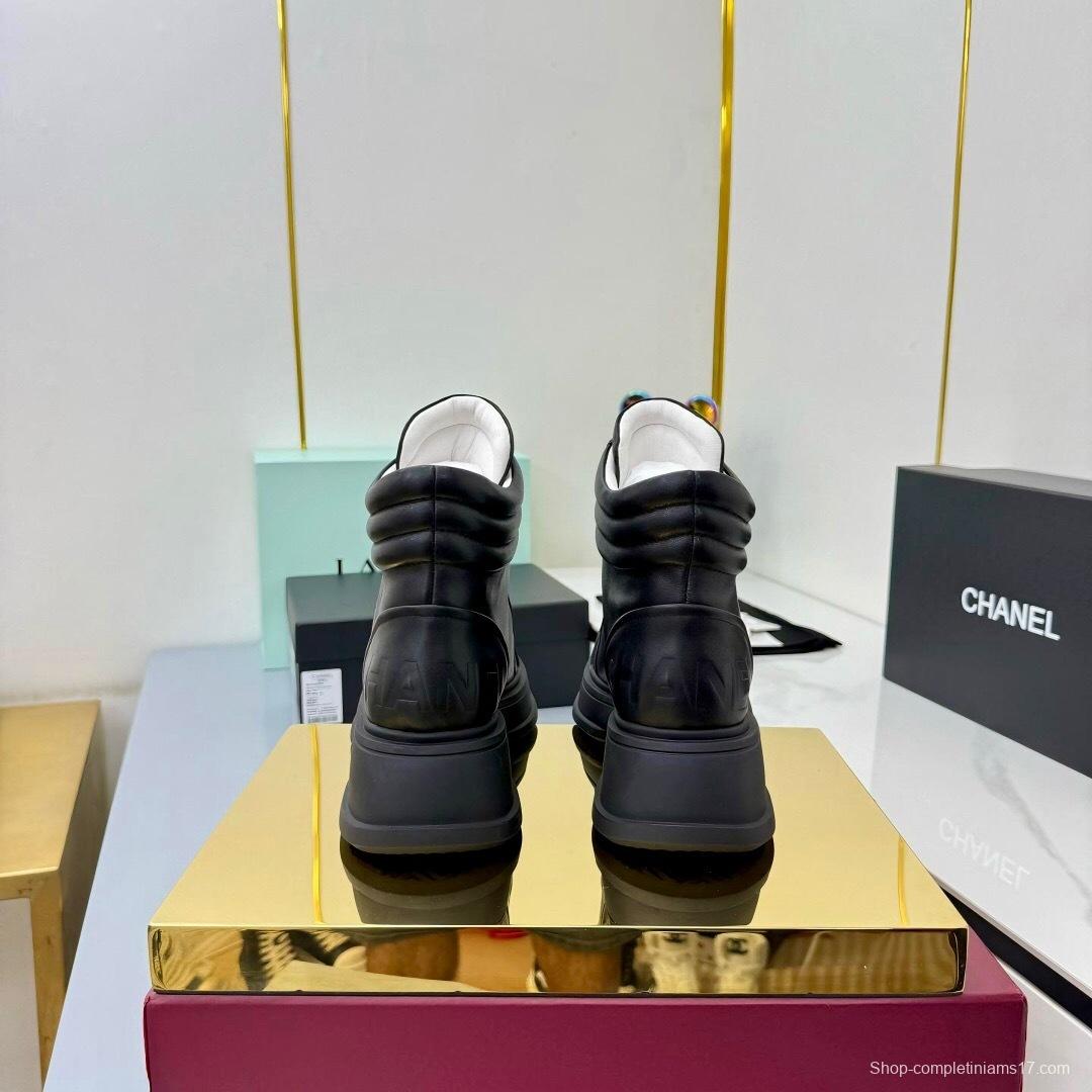 Chanel 2025 SS Short Boots Essential Fall Winter Heavy Duty Style - LY00400