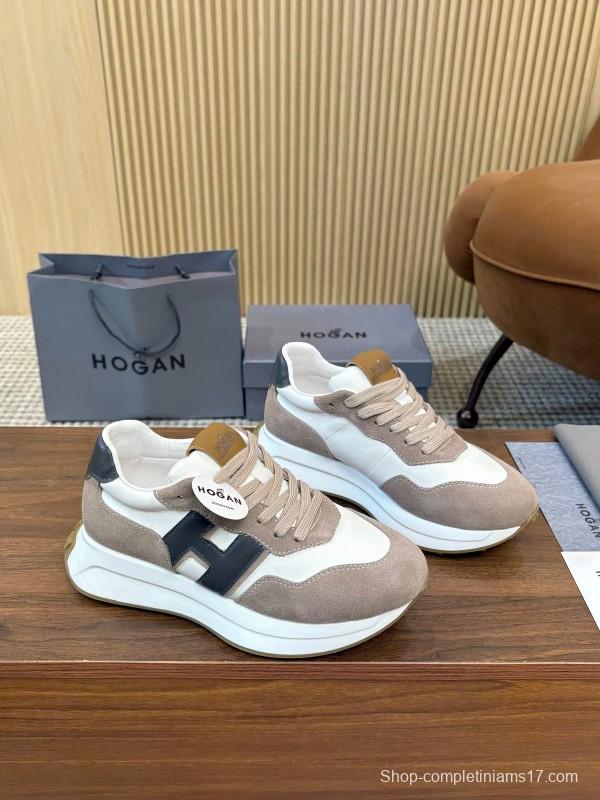 Hogan H-STRIPES Series Couple Thick Sole Dad Shoes Airship Shoes Casual Sports Shoes - AS00350