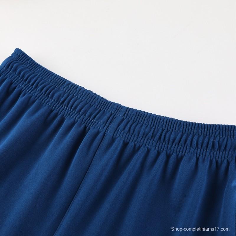 25/26  Manchester City Sky Blue Half Zipper Jacket+Long Pants