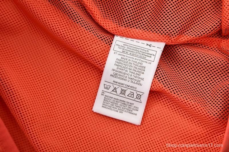25/26 Bayern Munich Orange S-3XL Half Zipper Jacket+Long Pants