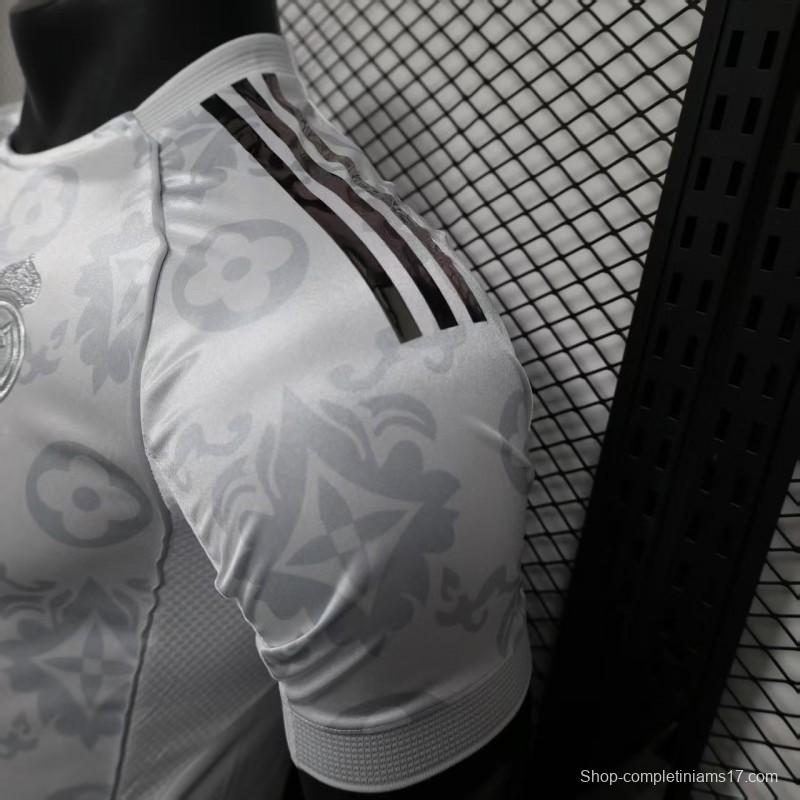 25/26 Player Version  Real Madrid Special Edition White Jersey