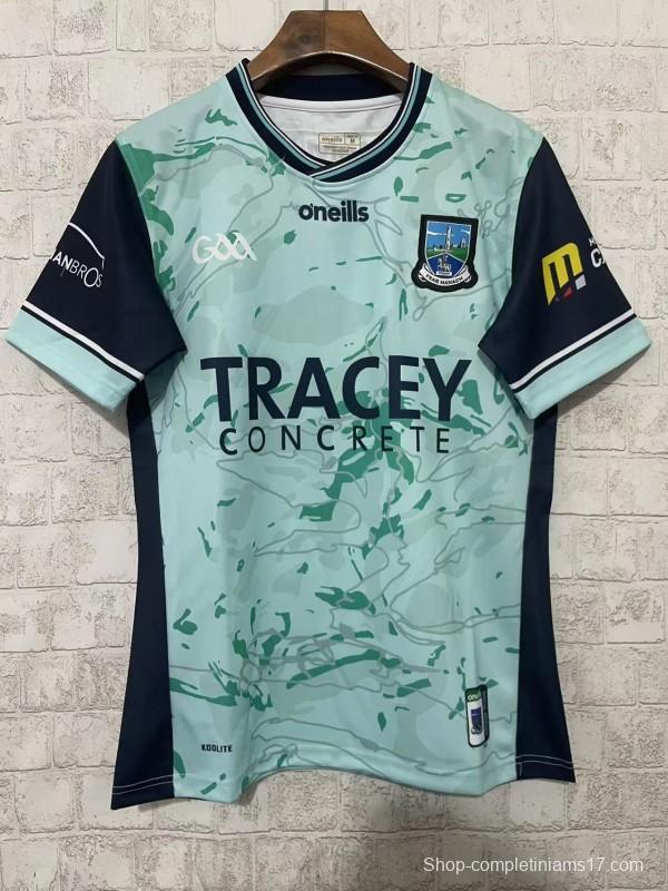 25/26 Fermanagh GAA Mint Green with Navy Trim Away Jersey